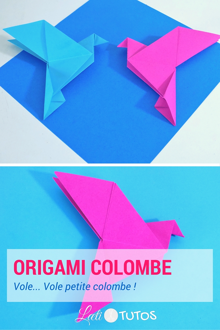Comment faire une colombe en origami (Tutoriel Facile)
